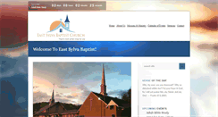 Desktop Screenshot of eastsylvabaptist.org