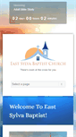 Mobile Screenshot of eastsylvabaptist.org