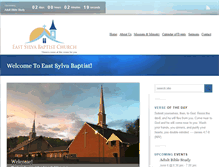 Tablet Screenshot of eastsylvabaptist.org